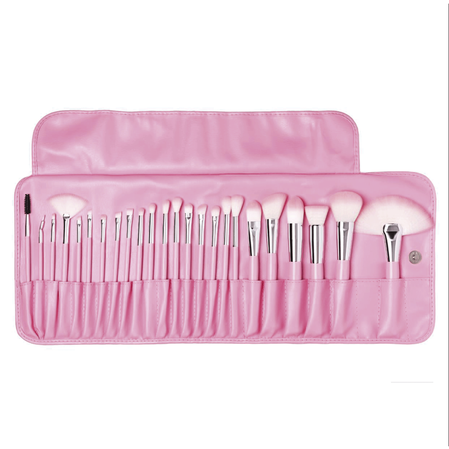 Pack Brocha Estilo Sirena Malú + Set 24 Brochas Pastel Cotton Candy de Beauty Creations-5