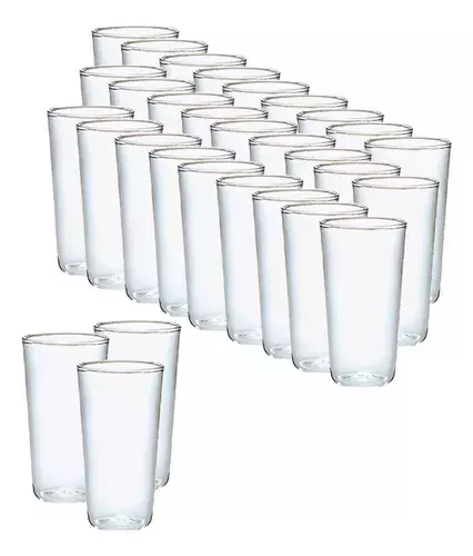50 Set Vasos Desechables Vaso Plastico Vasos Acrilicos 300ml  X5-101669-5