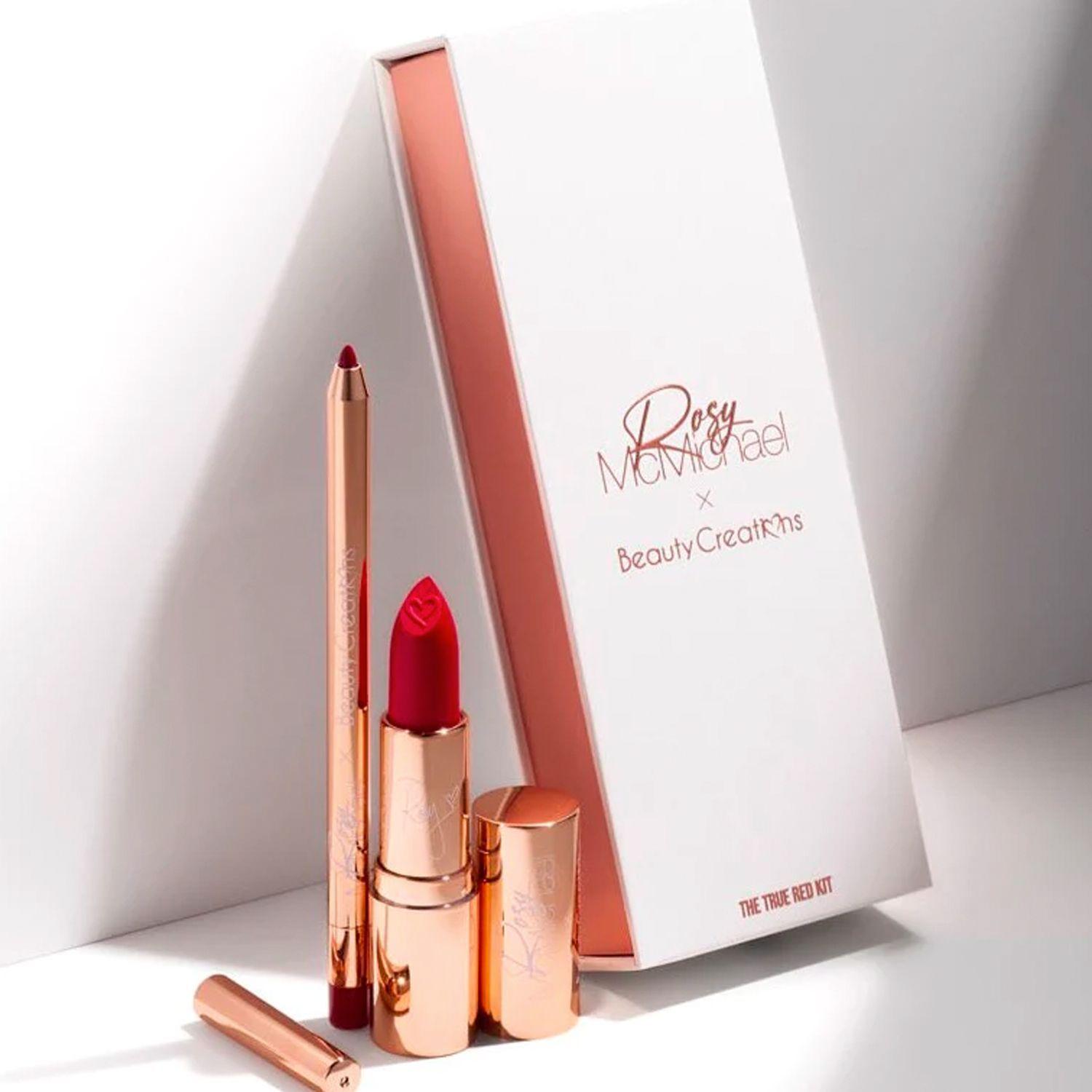 Set Para Labios “The True Red Kit” Rosy McMichael x Beauty Creations-3