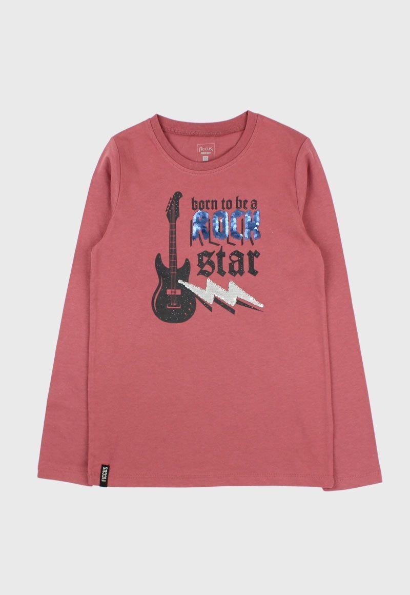 Polera junior niño lentejuelas day to day 751-0
