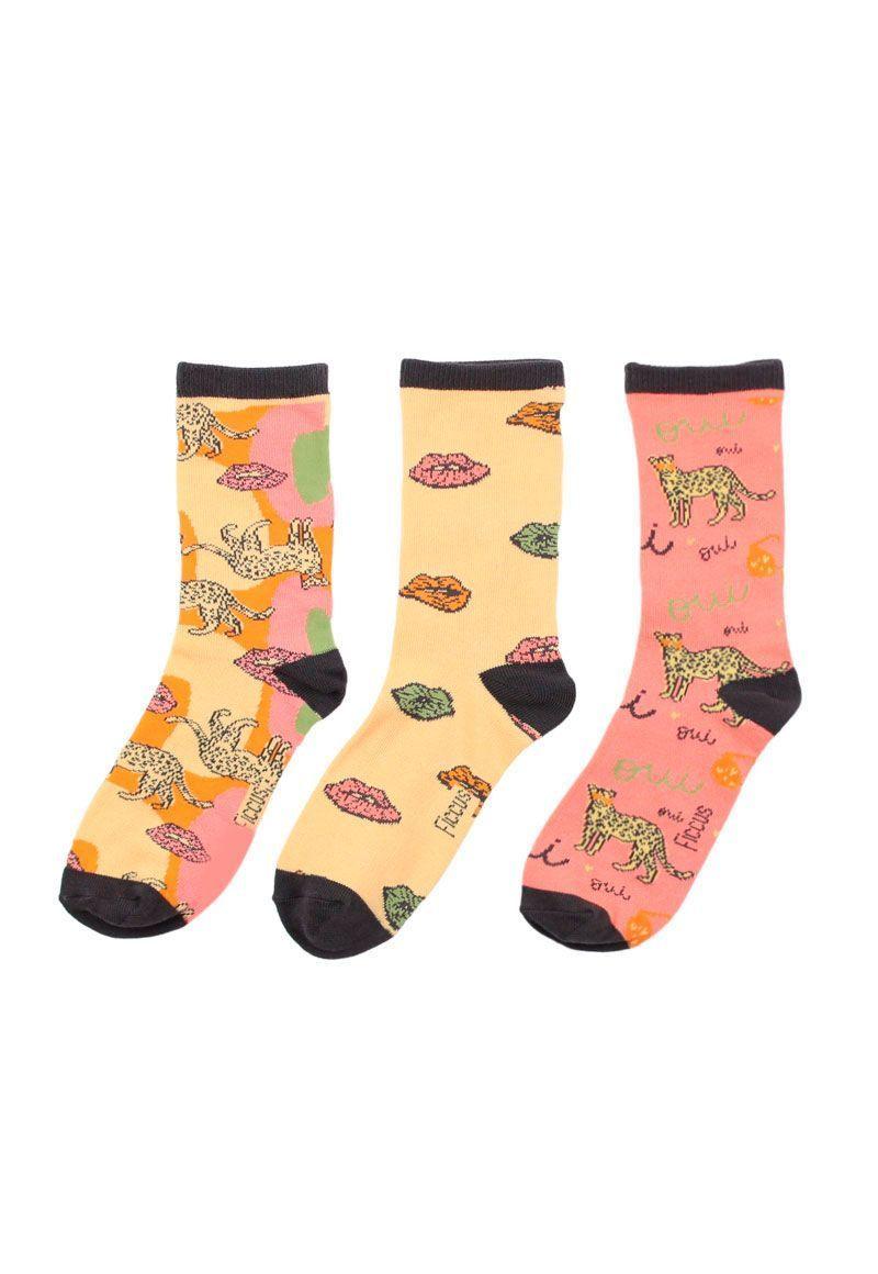 Pack triple calcetines teen niña 652-0