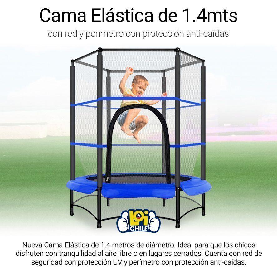 Cama Elástica 4.5ft 1.4Mts Con Malla de Protección-1