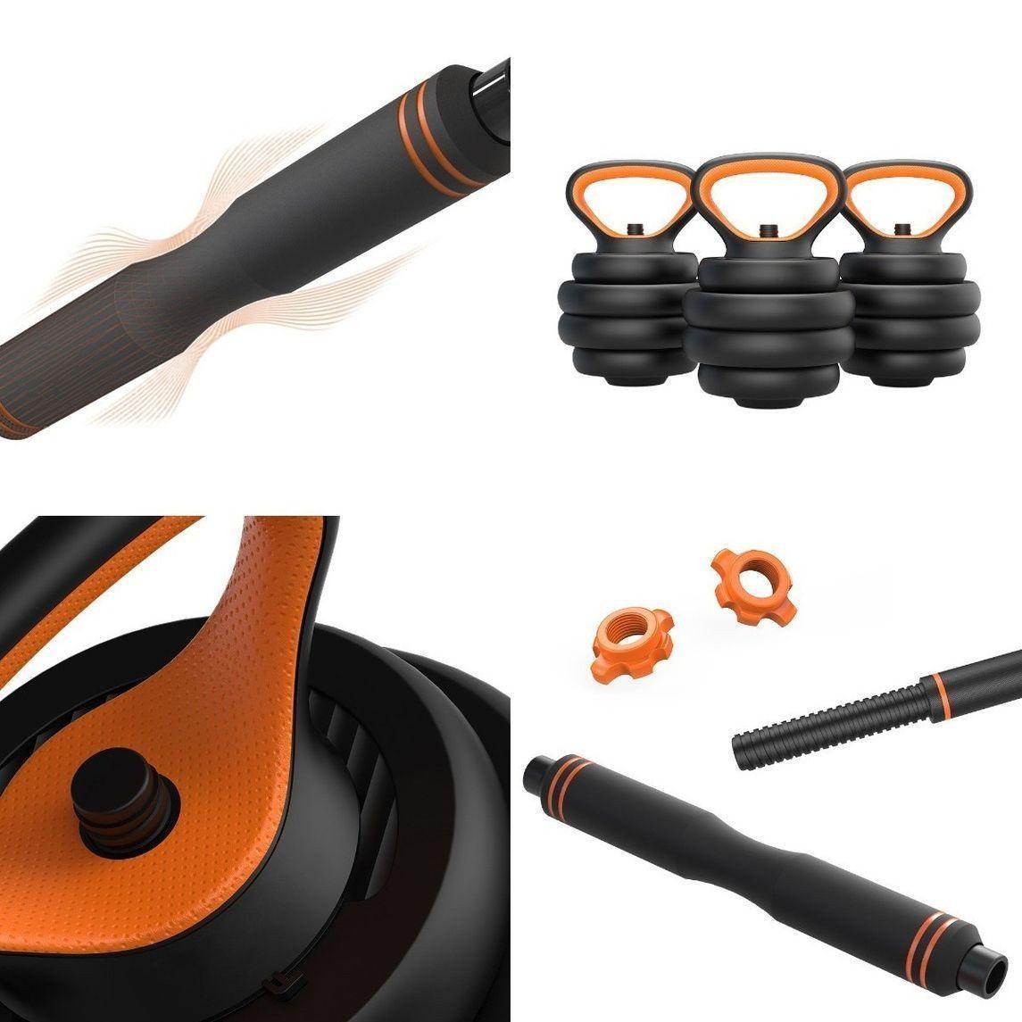 Set mancuernas barra discos pesa rusa 40 kg - 040KGB-3