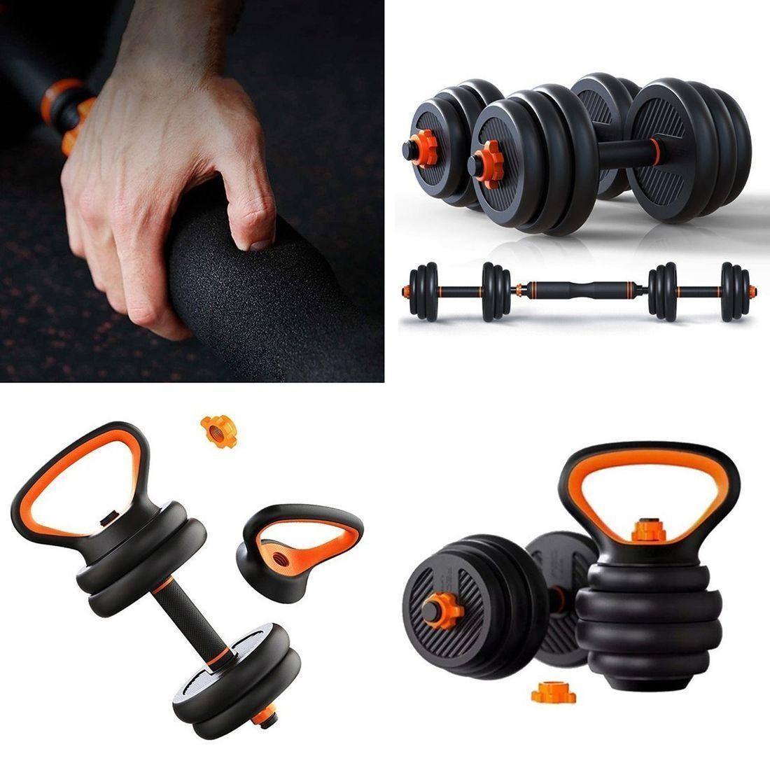 Set mancuernas barra discos pesa rusa 40 kg - 040KGB-4