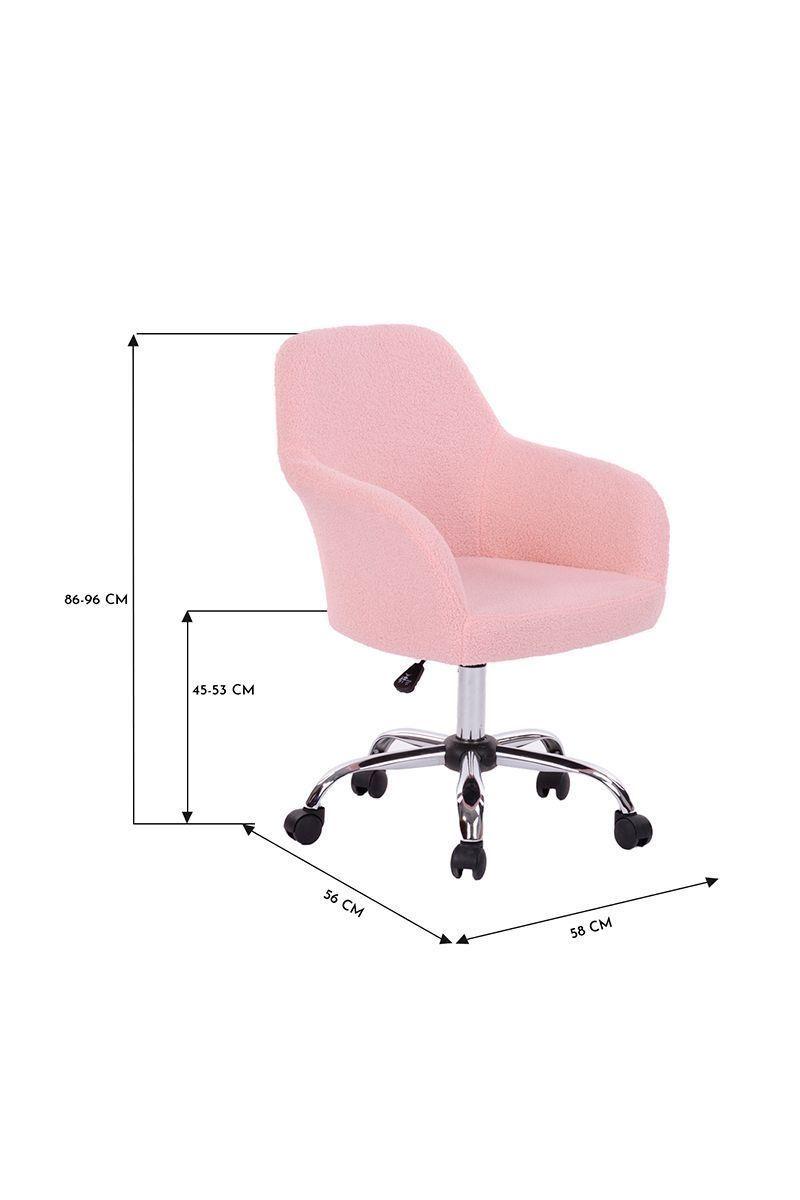 Silla de Escritorio Sherpa Rosado-2
