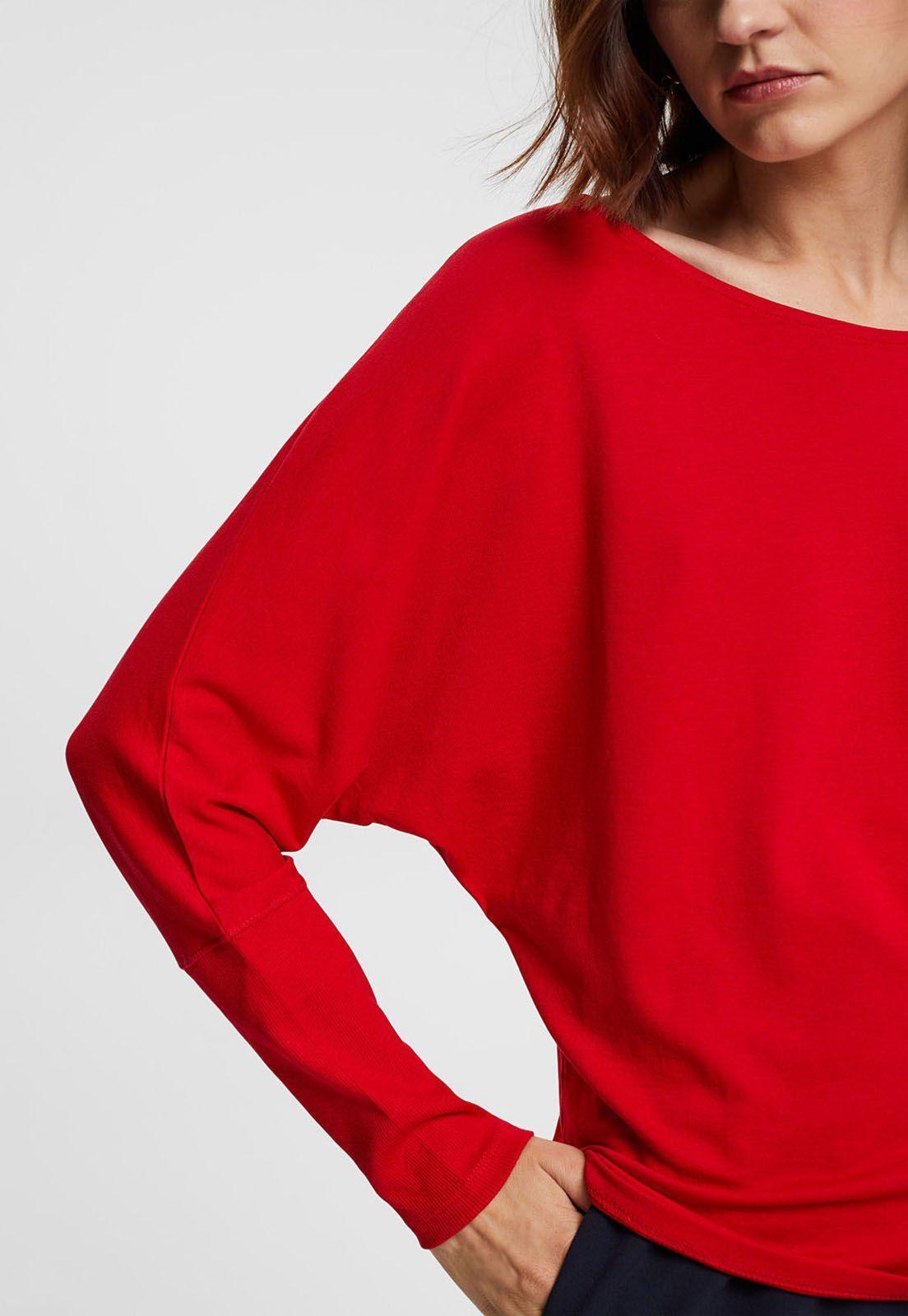 Polera De Manga Larga Murciélago Mujer Esprit-2
