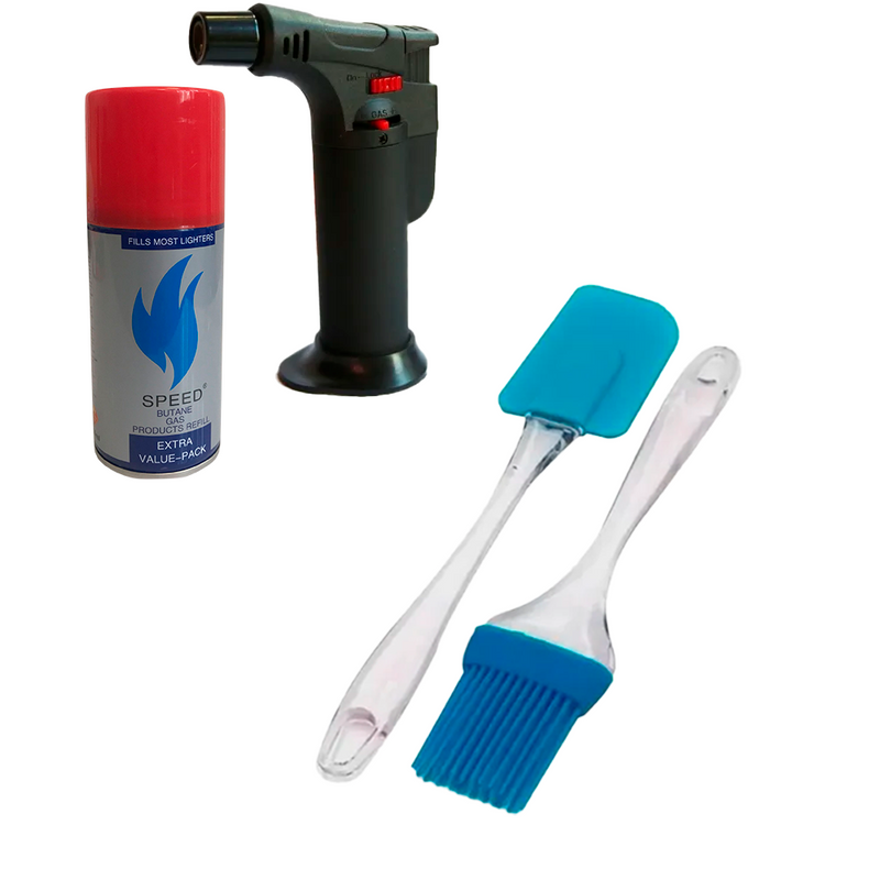 Set Brocha y Mezquino + Soplete + Gas 150 ml-0