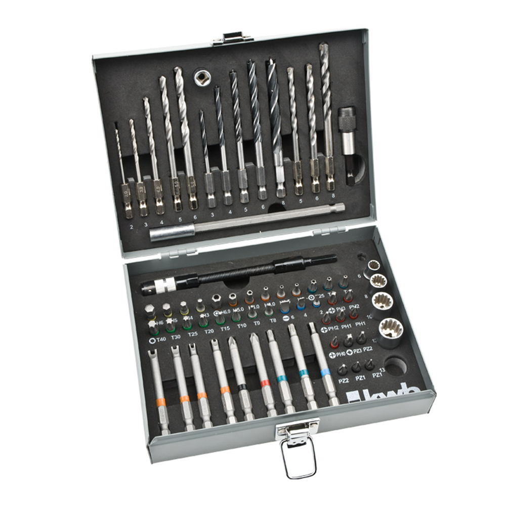 Puntas Y Brocas P/ Atornillar Taladrar 67 Pcs Kwb 106300-0