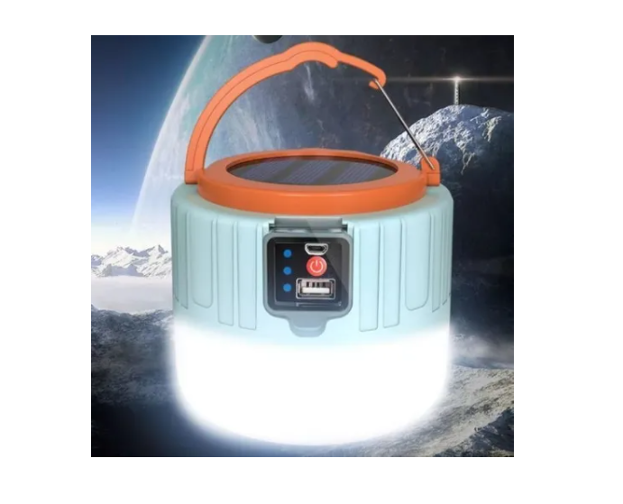 Lampara De Camping Usb Solar De Emergencia Multifuncional-3