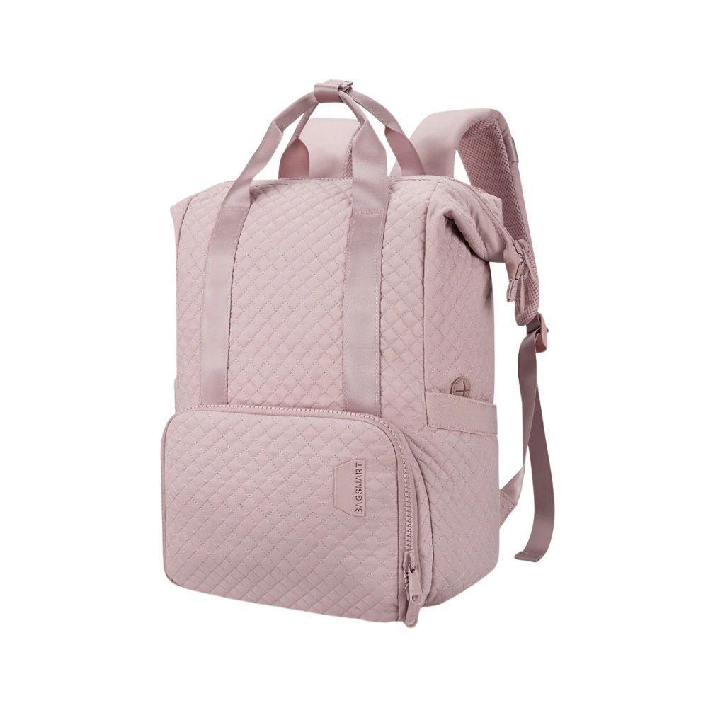 Bagsmart - Mochila con Lonchera Integrada Bonchemin para 15.6" - Rosado-0