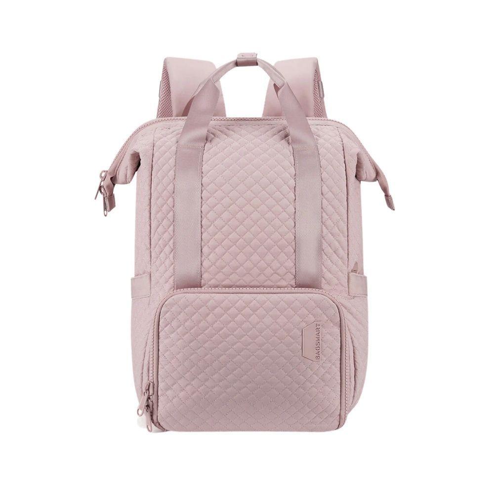 Bagsmart - Mochila con Lonchera Integrada Bonchemin para 15.6" - Rosado-1