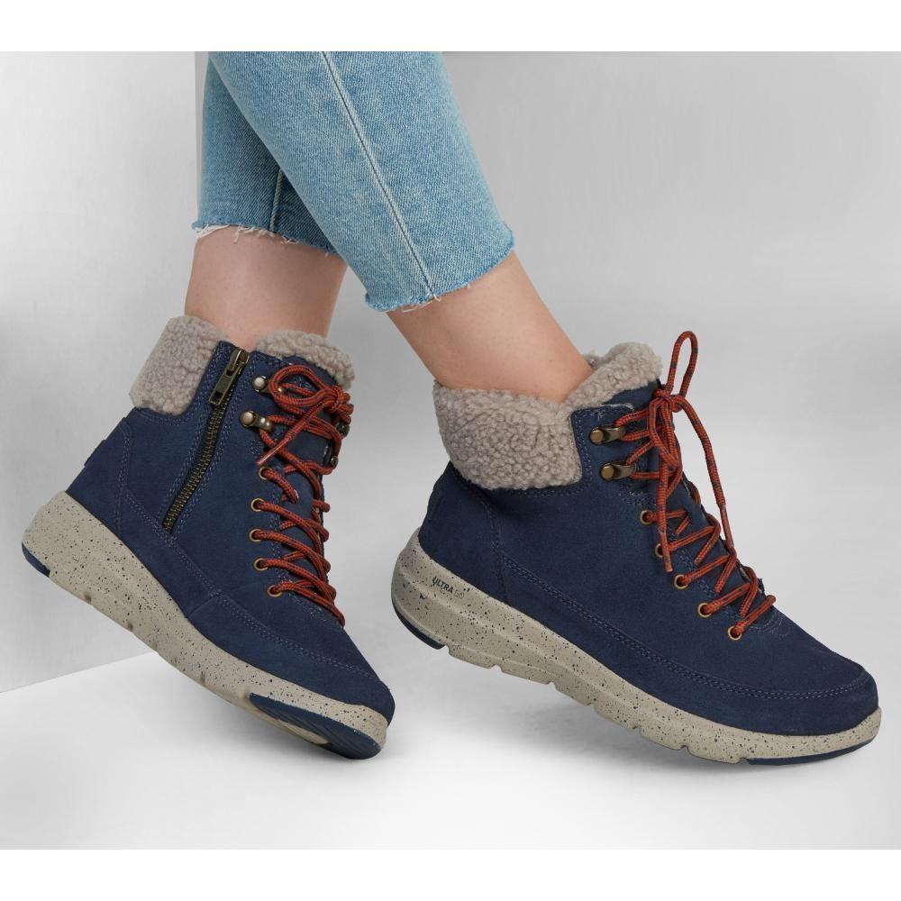 Botin Mujer Glacial Ultra Azul Skechers-1