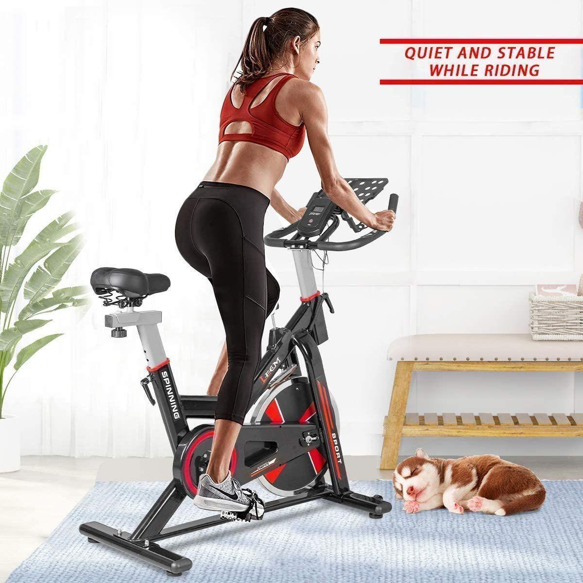 Bicicleta Magnetica Spinning - 10 kg de volante de inercia -4