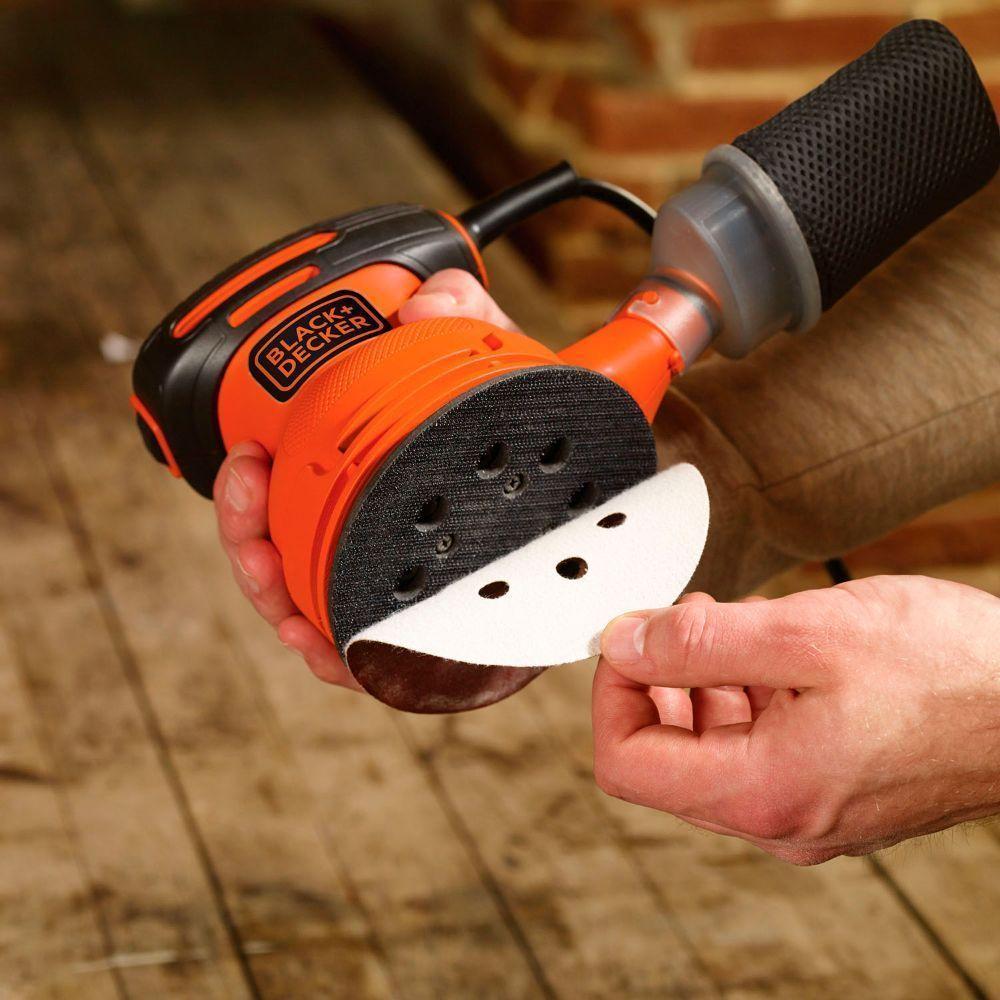 Lijadora Roto-Orbital 180W  Bdero100-B2C Black - Decker-4