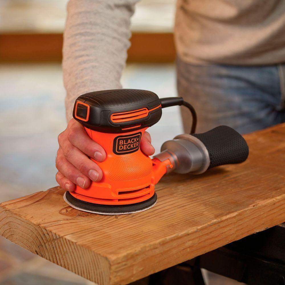 Lijadora Roto-Orbital 180W  Bdero100-B2C Black - Decker-5