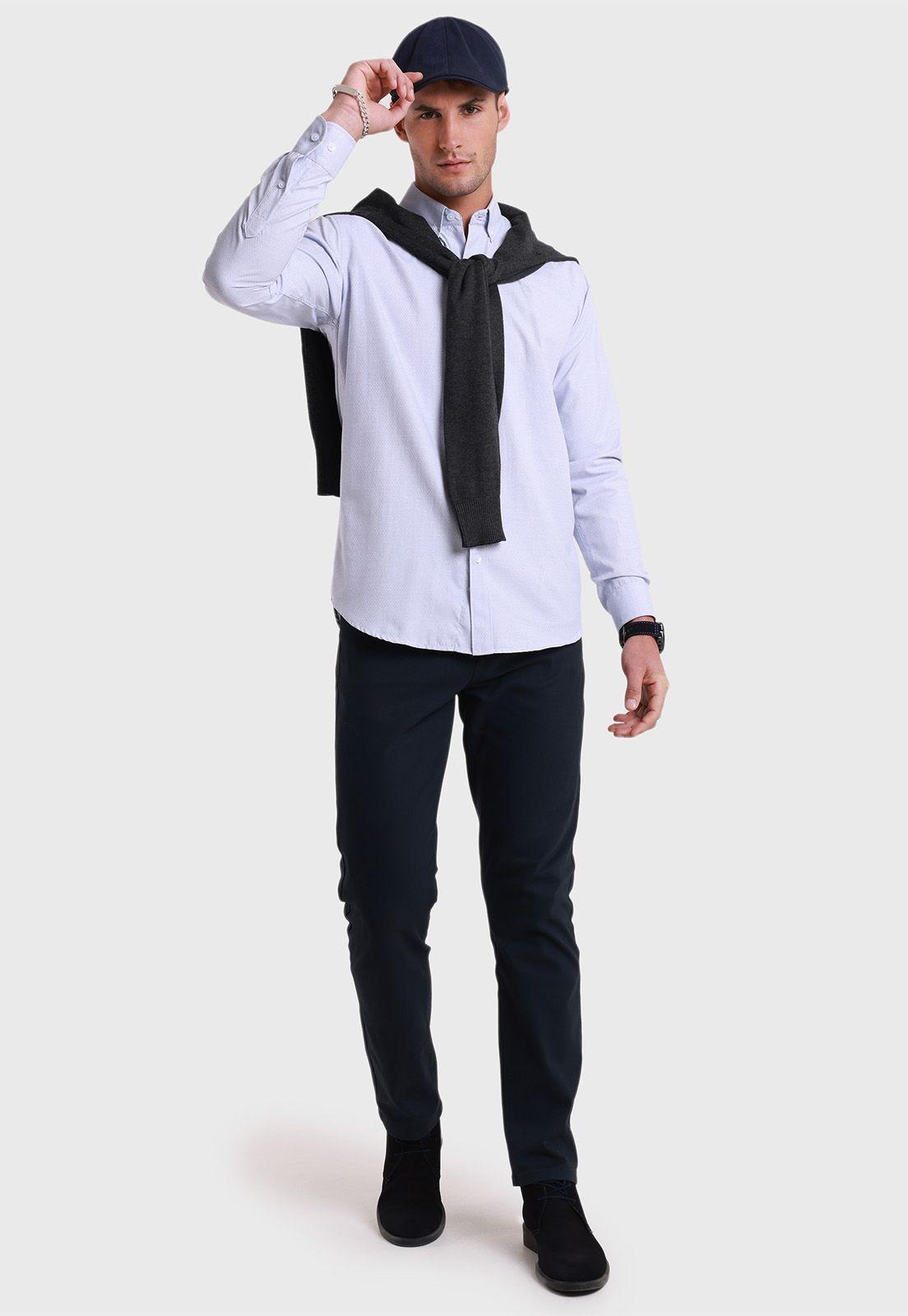 Camisa Texturada Hombre Guy Laroche-3