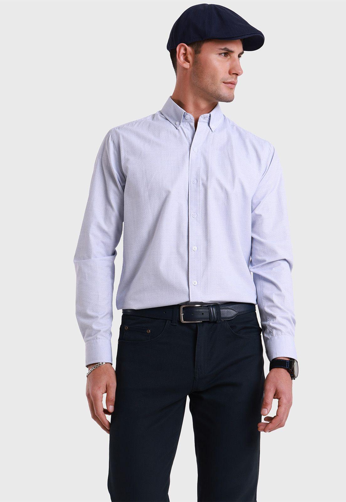 Camisa Texturada Hombre Guy Laroche-0