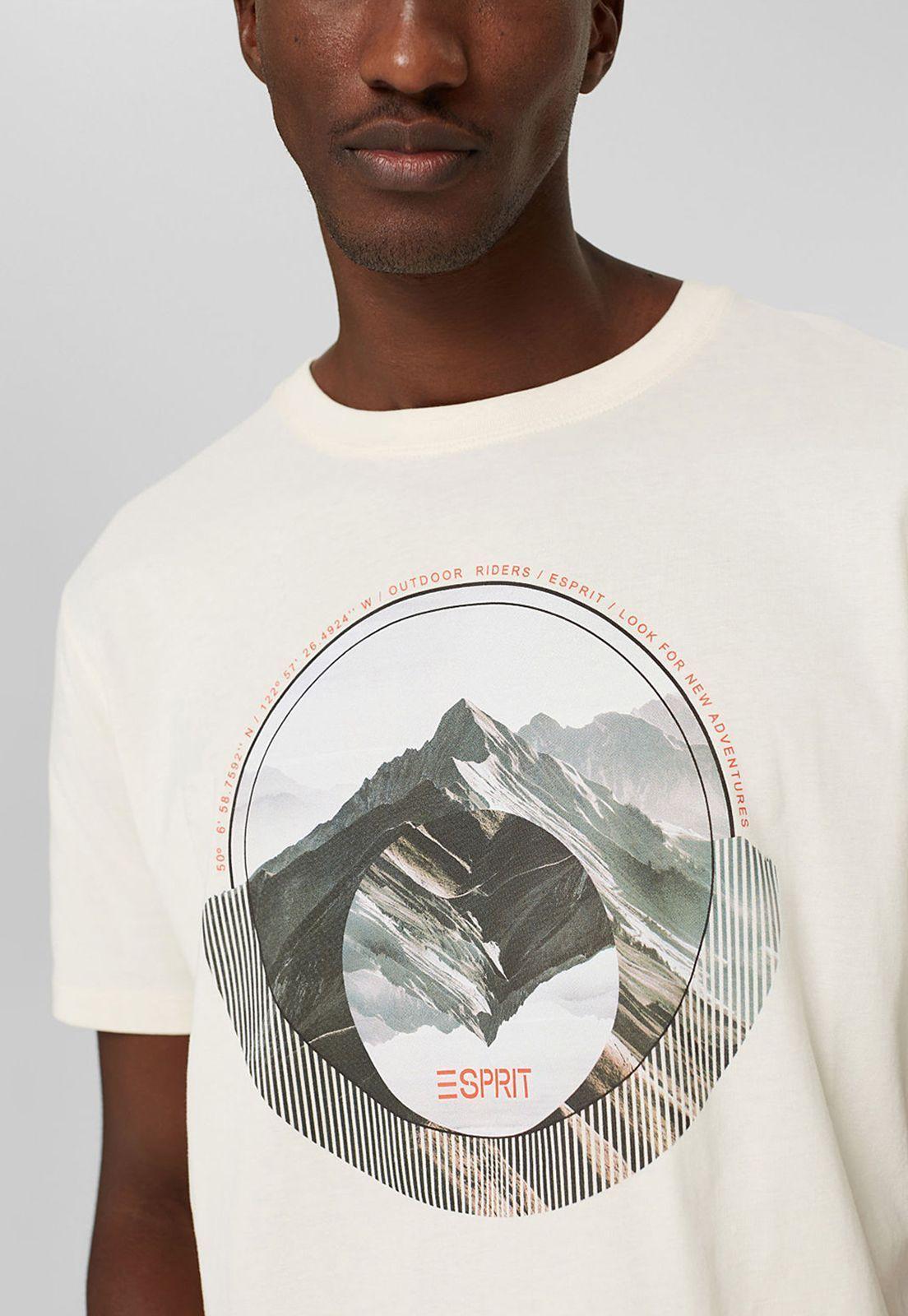 Polera Hombre Manga Corta Estampada Esprit-2
