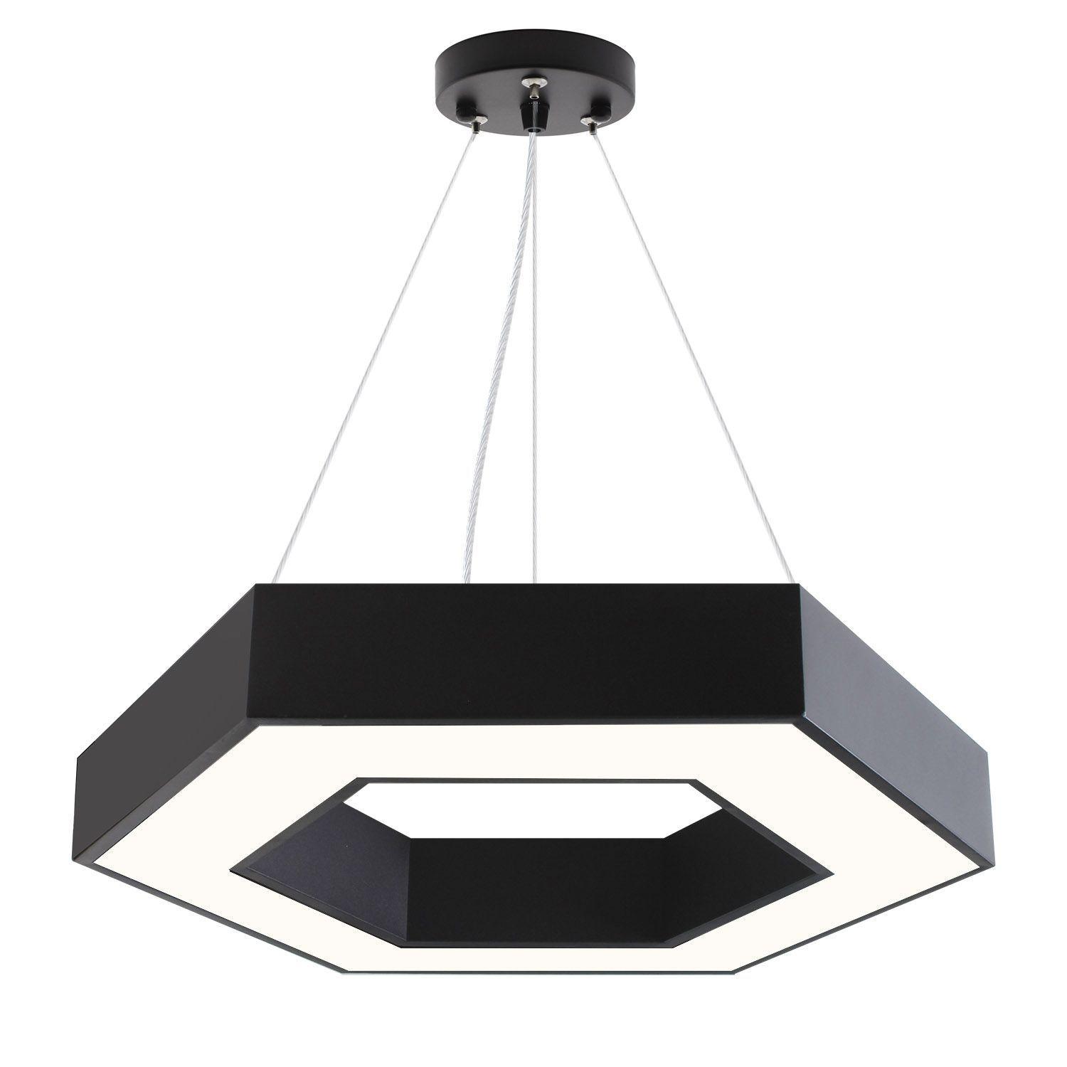 Lámpara Colgante LED Hexagonal Abierta 36W Soosane-0