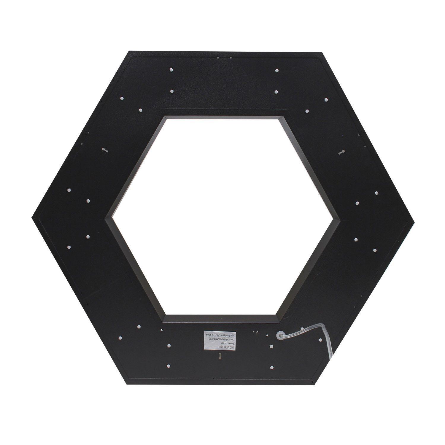 Lámpara Colgante LED Hexagonal Abierta 36W Soosane-2