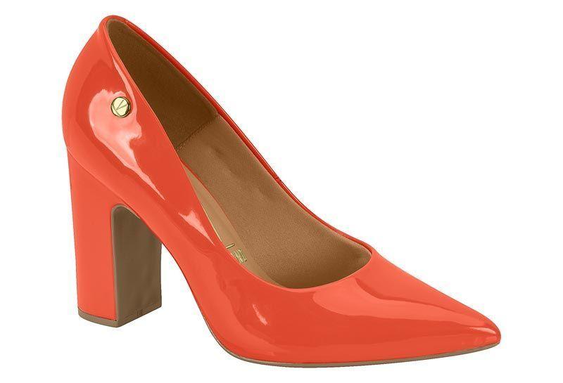 Zapato Mujer Taco Cuadrado Naranjo 1285-400- Vizzano-0