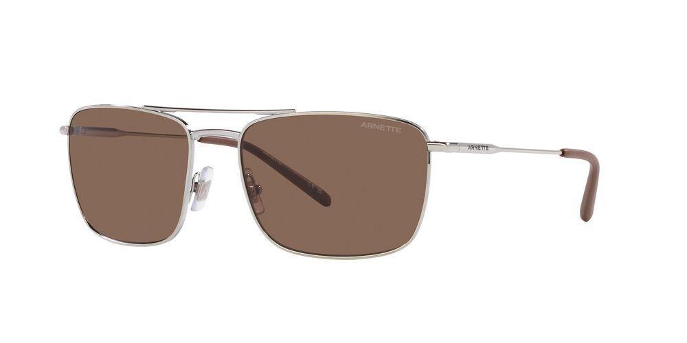 Lentes De Sol Arnette 0AN3088 Boulevardier Plateado Hombre-1