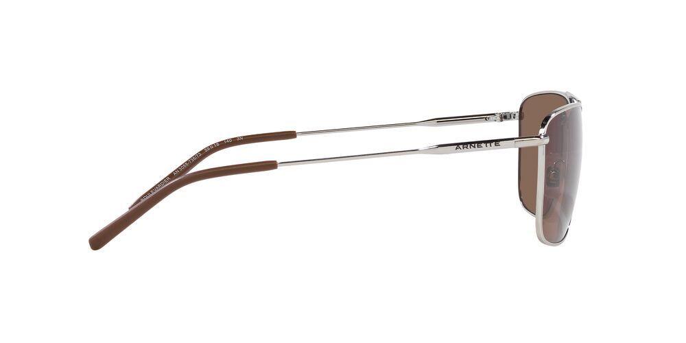 Lentes De Sol Arnette 0AN3088 Boulevardier Plateado Hombre-3