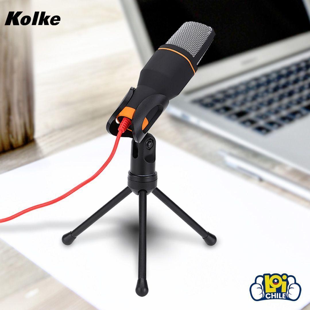 Micrófono Condensador con Trípode Omnidireccional Kolke-3