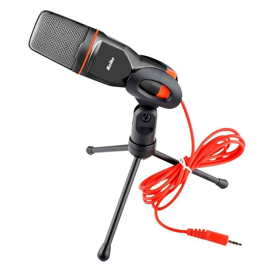 Micrófono Condensador con Trípode Omnidireccional Kolke-0