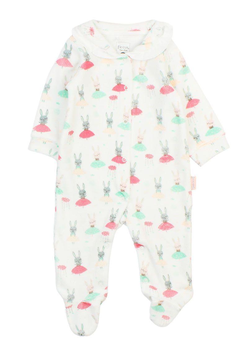 Osito newborn niña plush estampado ballerinas 127-0