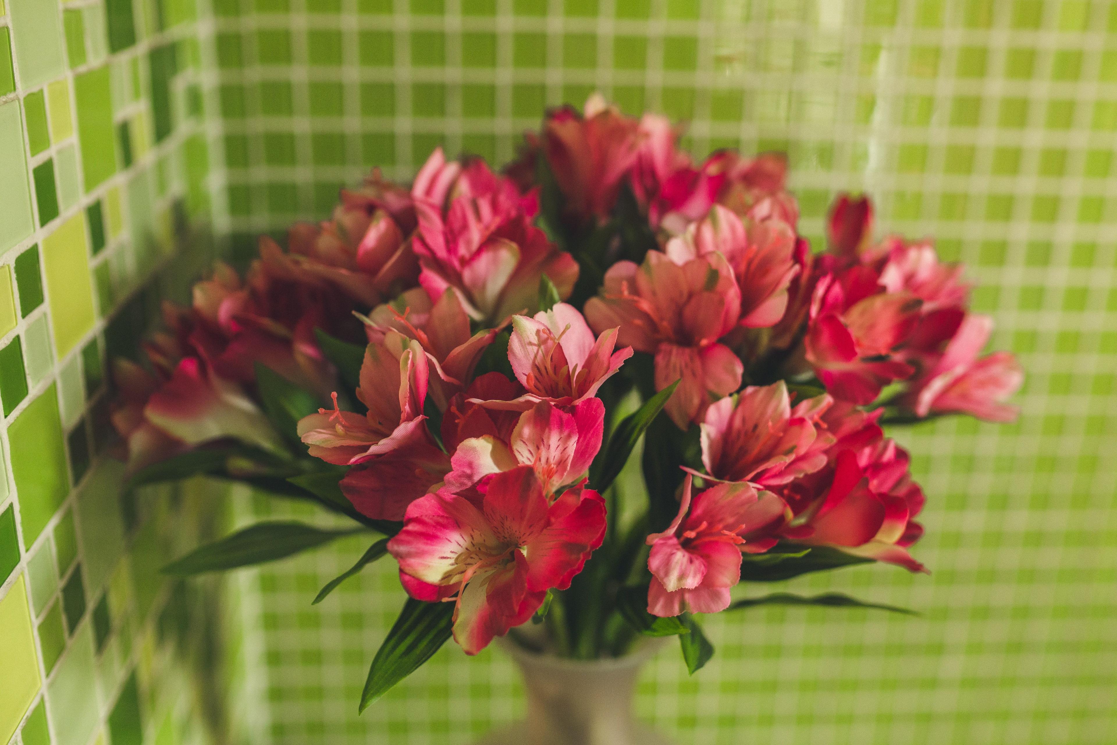 Astromelia Fucsia Flor Artificial by Le Bouquet 60 cm-4