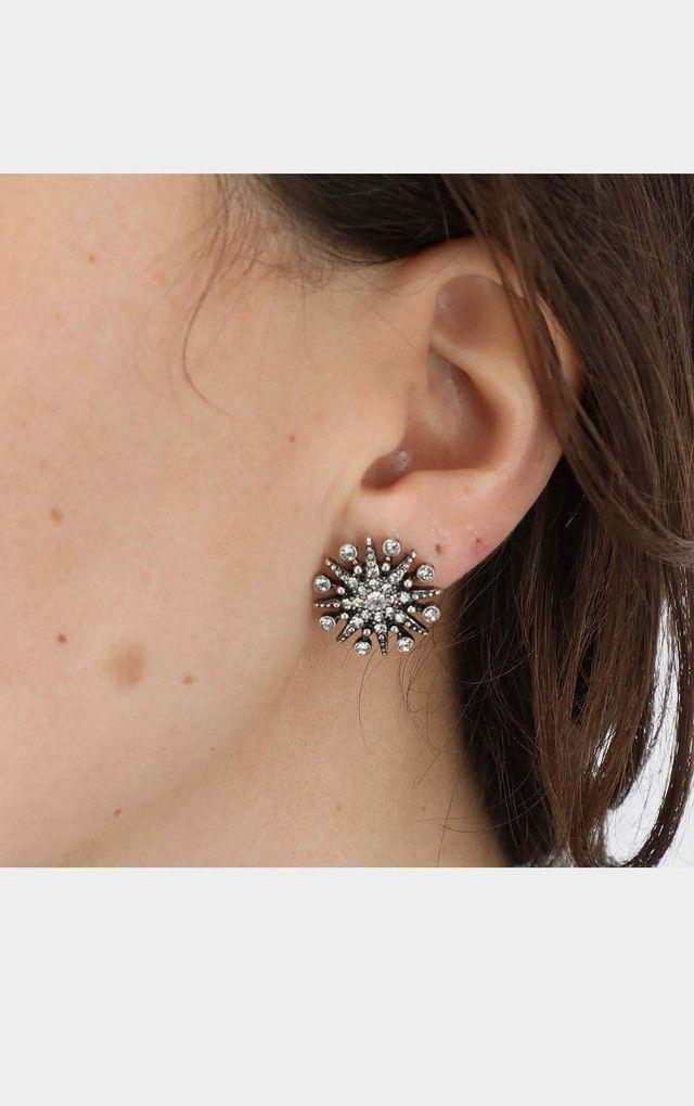 Aros Pegados Brillos Plateados Humana-0