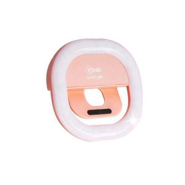 Selfie Light Anillo De Luz Portátil Con Clip Mlab Rosado 9031-0