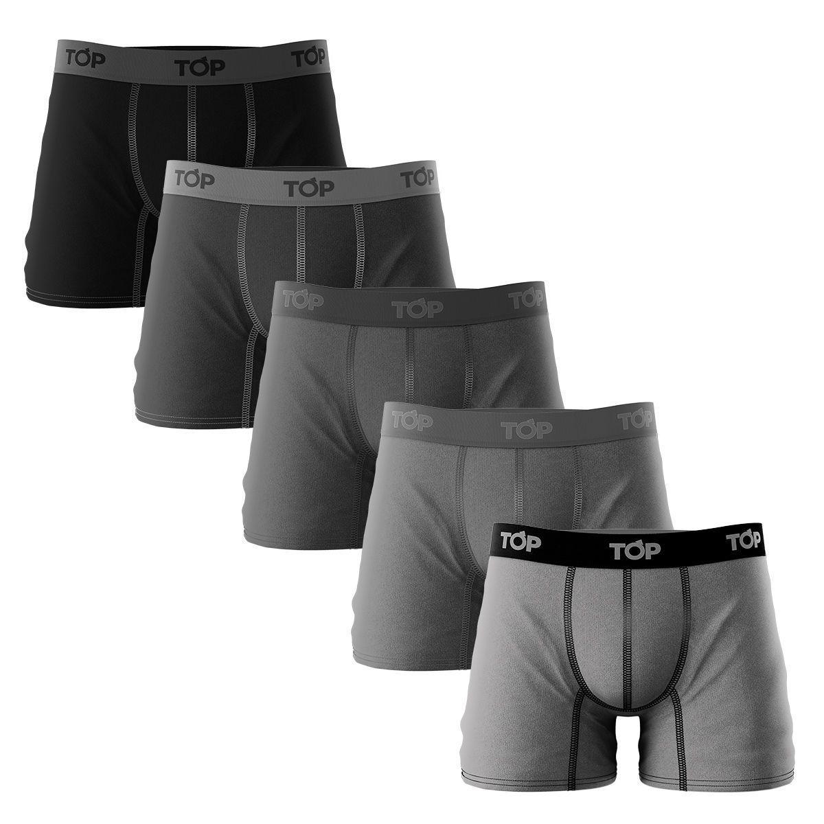 Boxers Medio Algodón Pack 5 C1-0