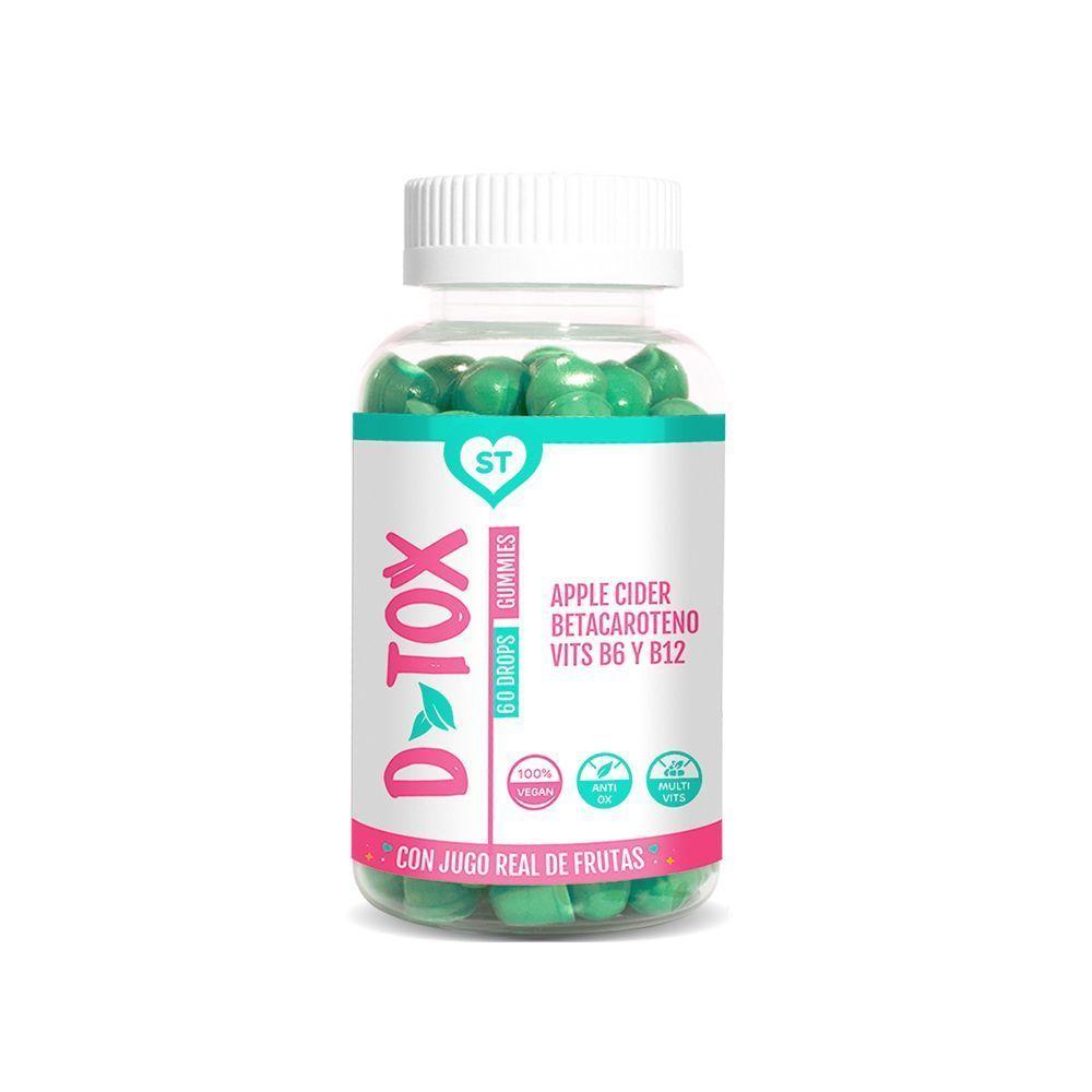 D-TOX  - 60 GOMITAS VINAGRE DE MANZANA -0