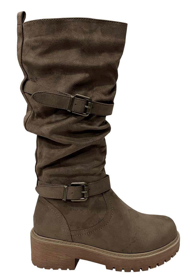 Botín Gamuza Ecológica ZAS19 Nude -0