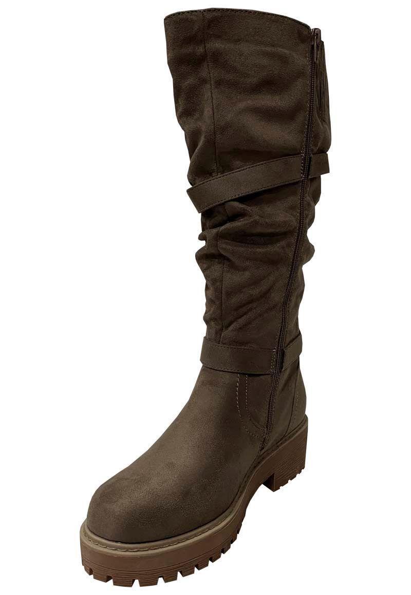 Botín Gamuza Ecológica ZAS19 Nude -3