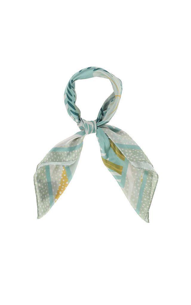 Pañuelo Bandana Tropical Verde Humana-0