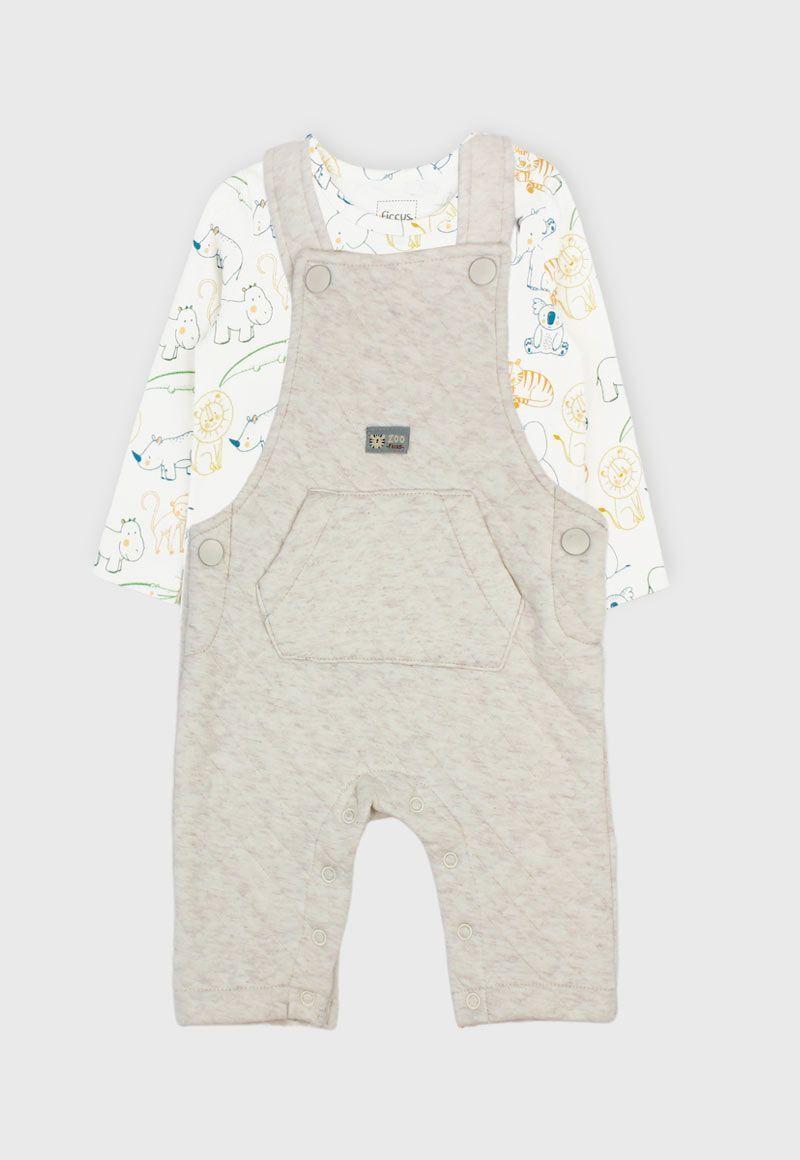 Conjunto newborn niño jardinera zoo 102-0