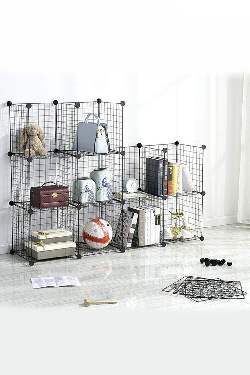 Estante Metal 9 Cubos Negro-4