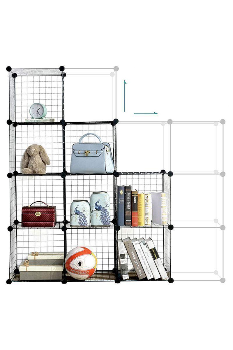 Estante Metal 9 Cubos Negro-3