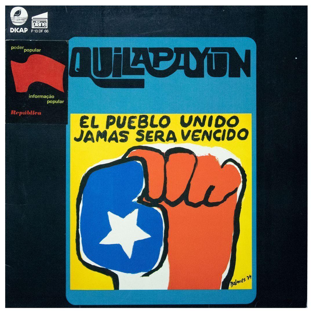 QUILAPAYÚN - EL PUEBLO UNIDO JAMÁS SERÁ VENCIDO VINILO USADO-0