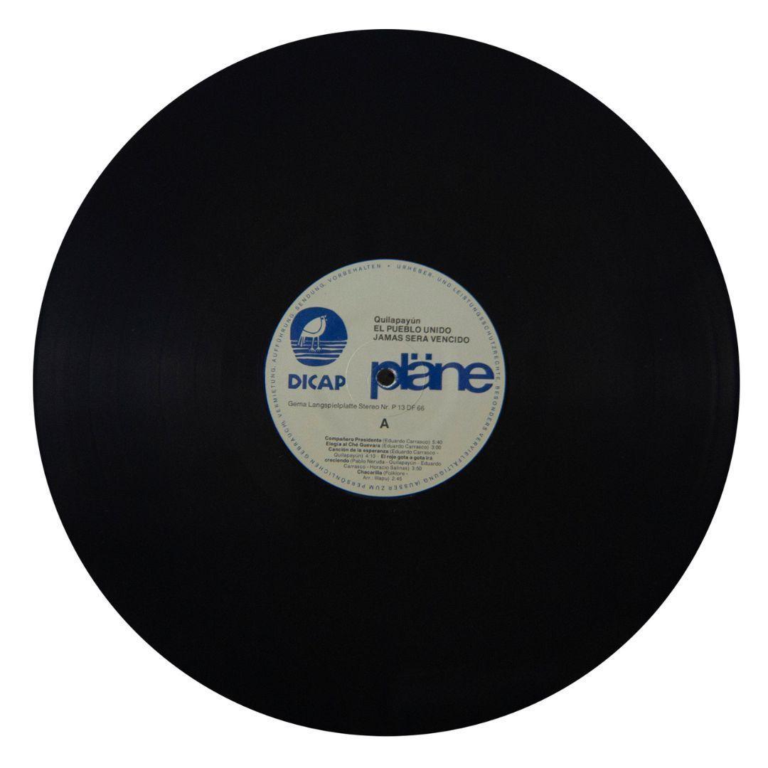 QUILAPAYÚN - EL PUEBLO UNIDO JAMÁS SERÁ VENCIDO VINILO USADO-3