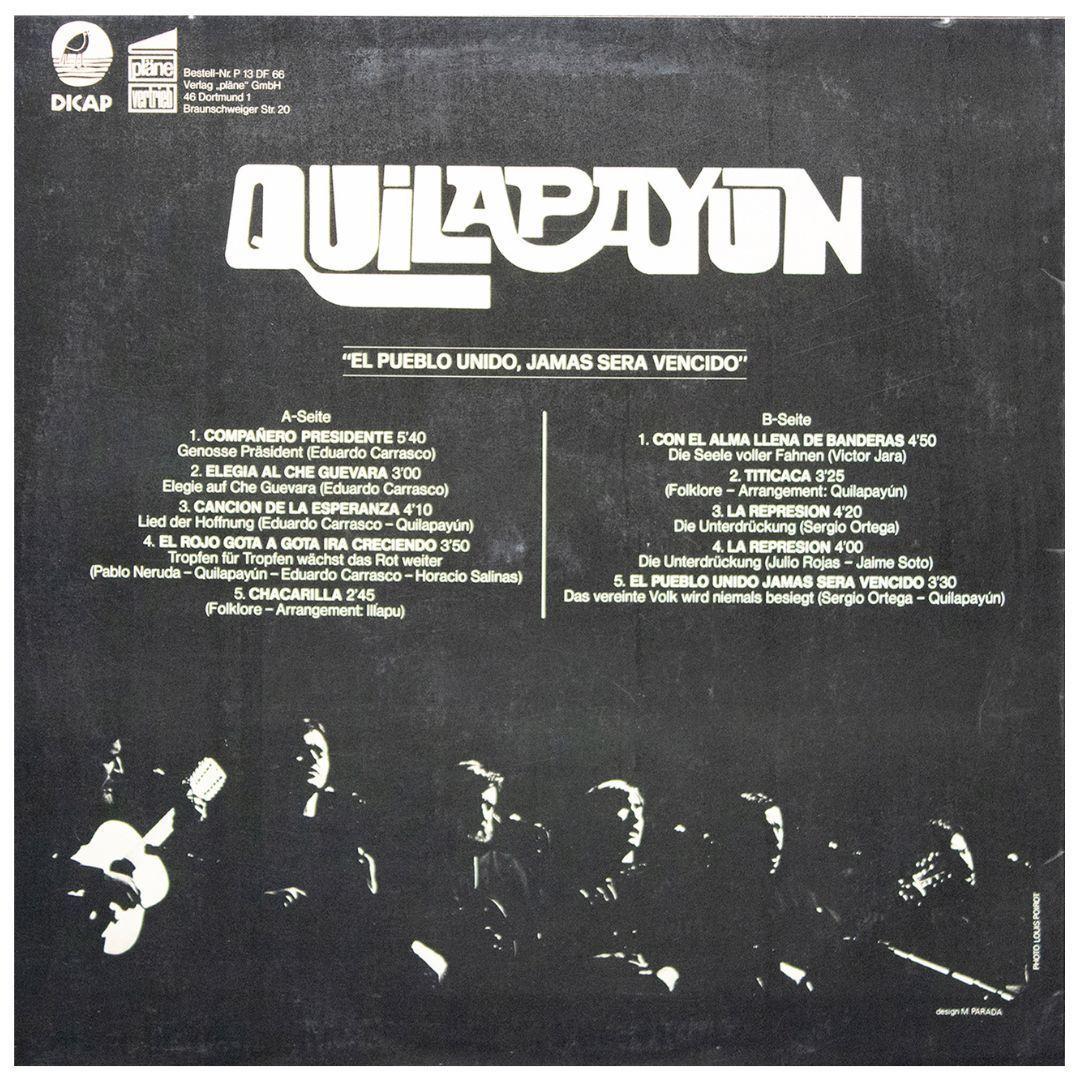 QUILAPAYÚN - EL PUEBLO UNIDO JAMÁS SERÁ VENCIDO VINILO USADO-1