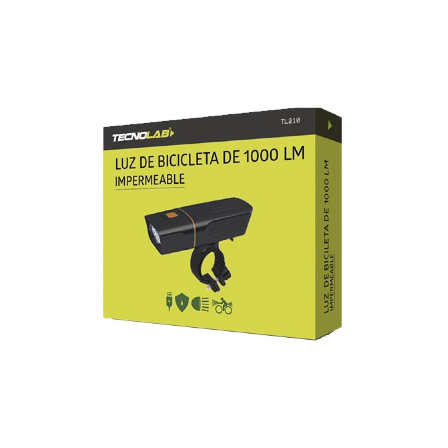 Luz Led Impermeable Para Bicicleta 7500 K Carga USB Tecnolab-4