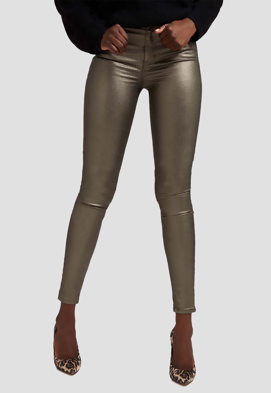 Pantalon Guess 1981 Skinny P9Jb Verde-0