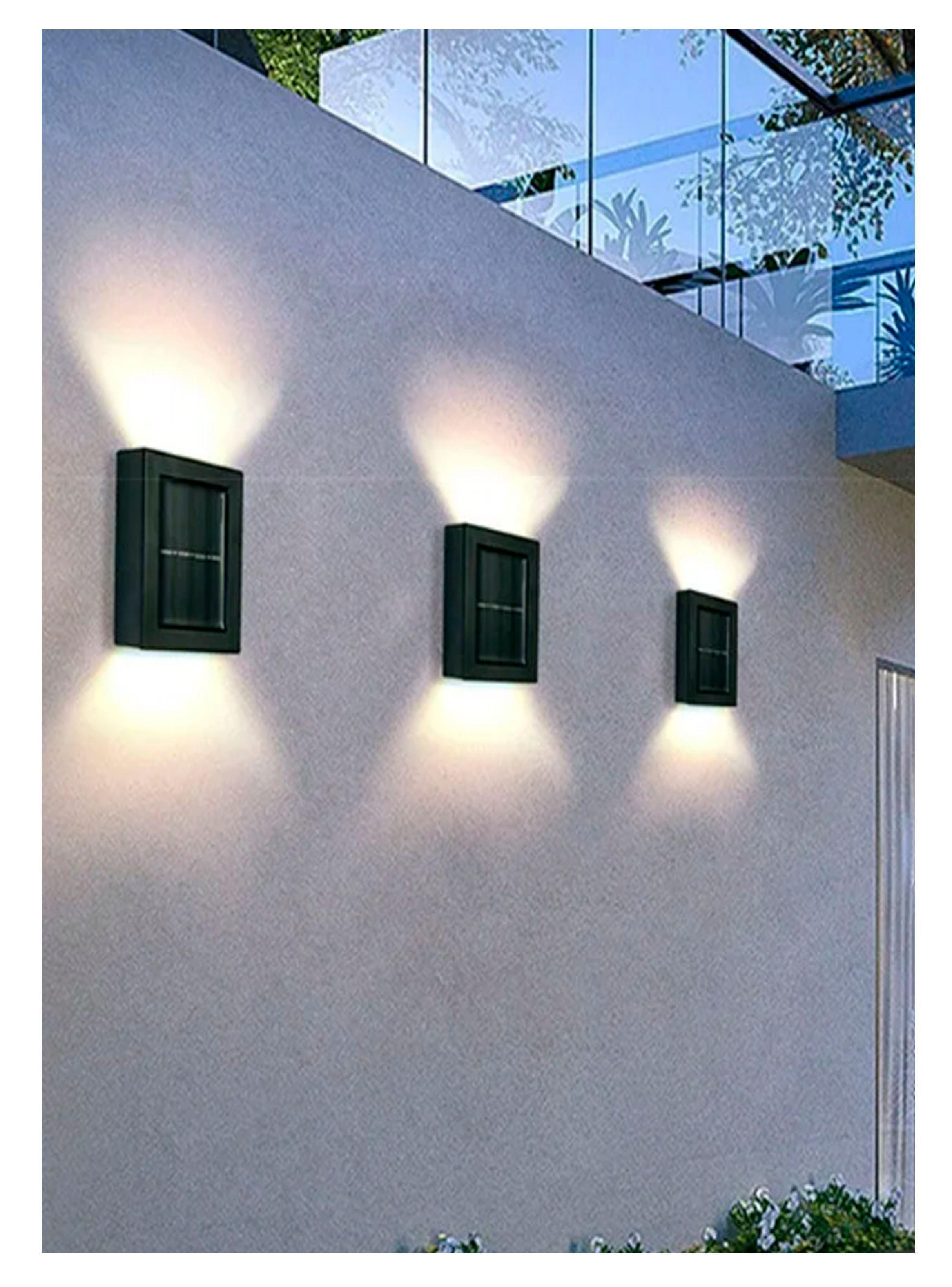 Foco aplique doble solar 4 uni-2