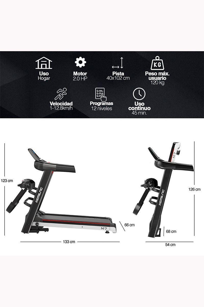 Trotadora Electrica Plus Pantalla Home Fitness-1