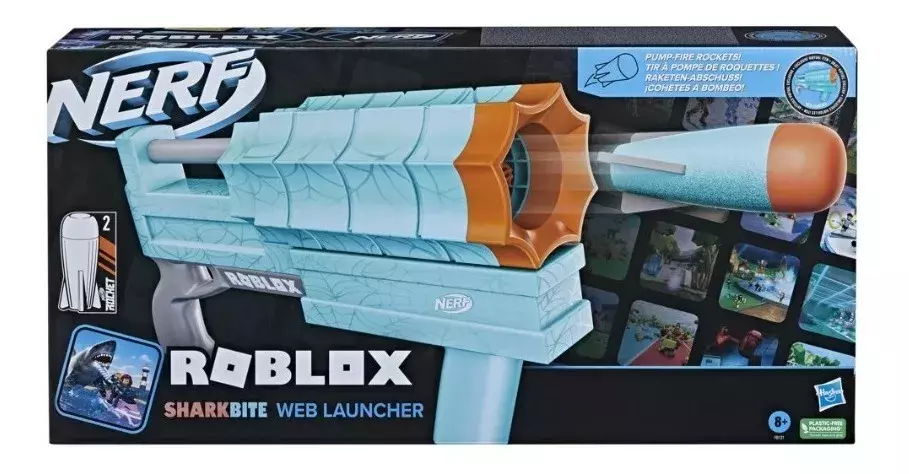 Lanzador Dardos Nerf Roblox Silkspin-2