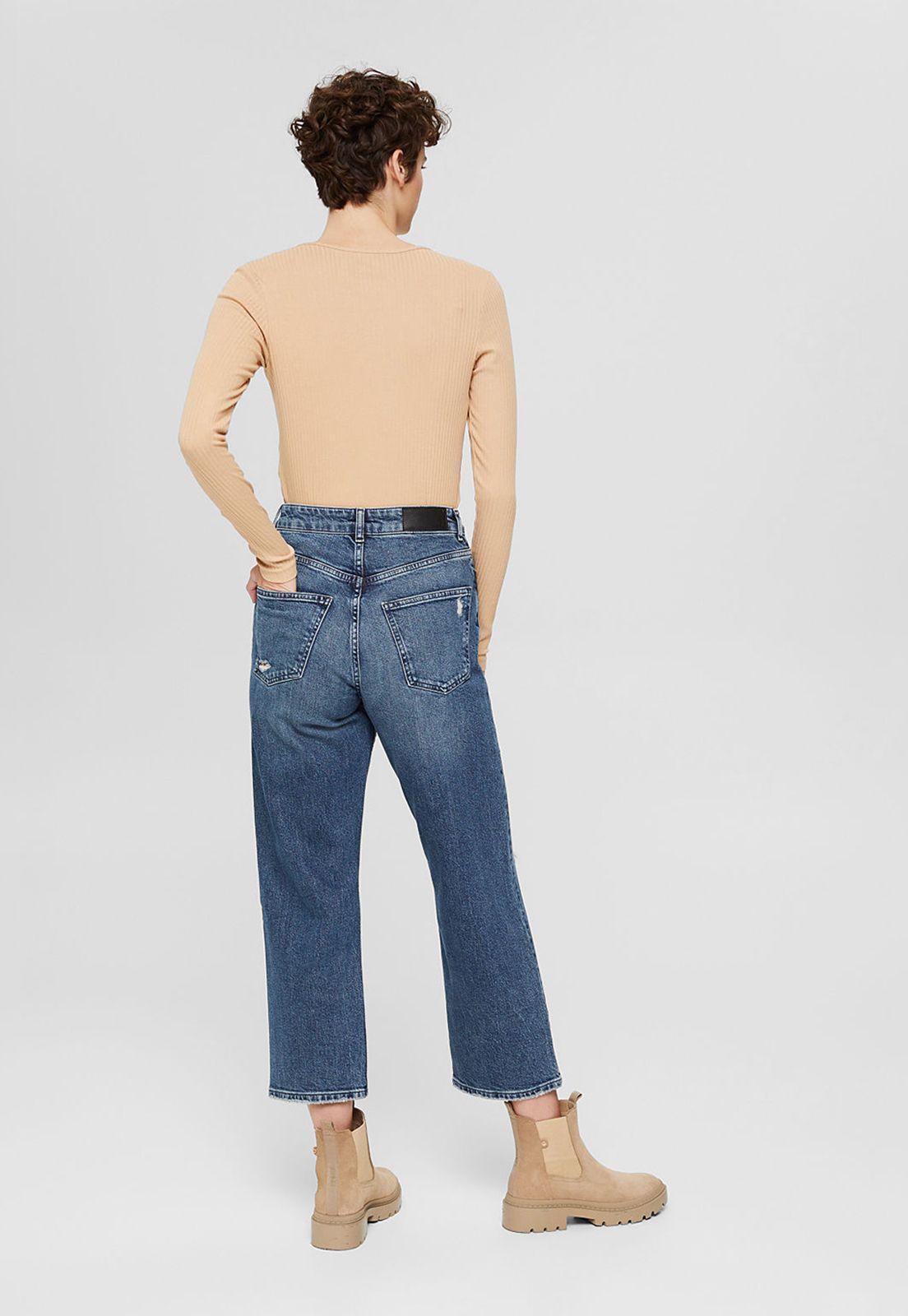 Jeans Mujer Straight High Rise Esprit-1